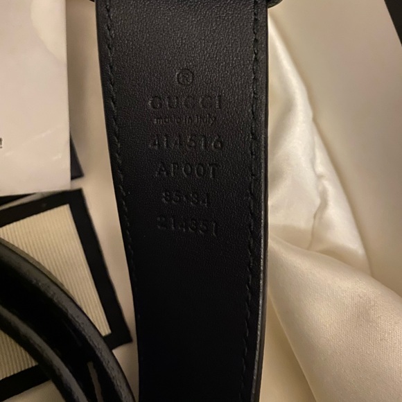 Gucci Leather belt with Double G buckle main image 6